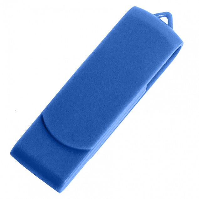 USB flash-карта SWING (8Гб), синий, 6,0х1,8х1,1 см, пластик с логотипом в Екатеринбурге заказать по выгодной цене в кибермаркете AvroraStore
