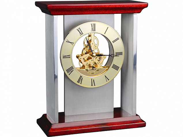 Часы настольные "Статус" с логотипом в Екатеринбурге заказать по выгодной цене в кибермаркете AvroraStore