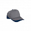 Бейсболка FORT (серая) - Темно-синий XX с логотипом в Екатеринбурге заказать по выгодной цене в кибермаркете AvroraStore