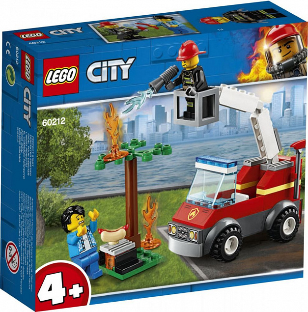 Конструктор «LEGO City. Пожар на пикнике» с логотипом в Екатеринбурге заказать по выгодной цене в кибермаркете AvroraStore