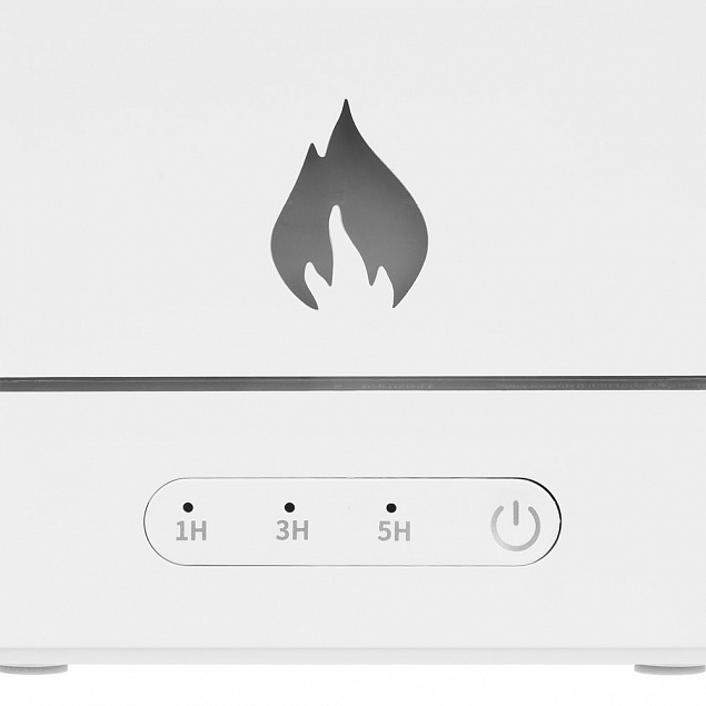 Увлажнитель-ароматизатор с имитацией пламени Fuego, белый с логотипом в Екатеринбурге заказать по выгодной цене в кибермаркете AvroraStore