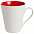 Кружка newBell матовая, белая с красным с логотипом в Екатеринбурге заказать по выгодной цене в кибермаркете AvroraStore
