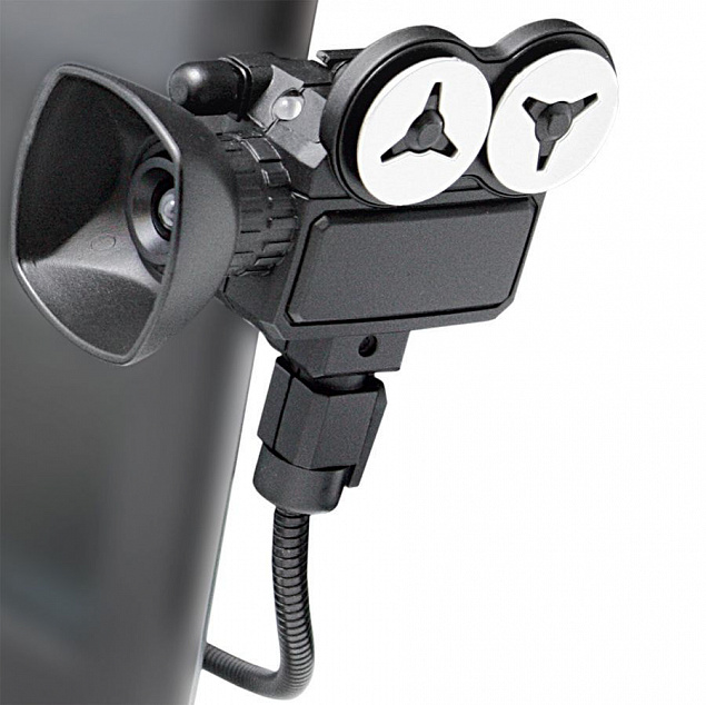 USB-веб-камера "Мотор!" с логотипом в Екатеринбурге заказать по выгодной цене в кибермаркете AvroraStore