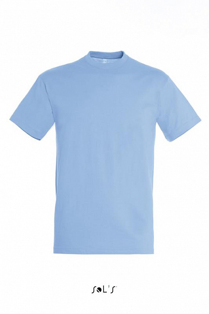 Фуфайка (футболка) REGENT мужская,Голубой L с логотипом в Екатеринбурге заказать по выгодной цене в кибермаркете AvroraStore