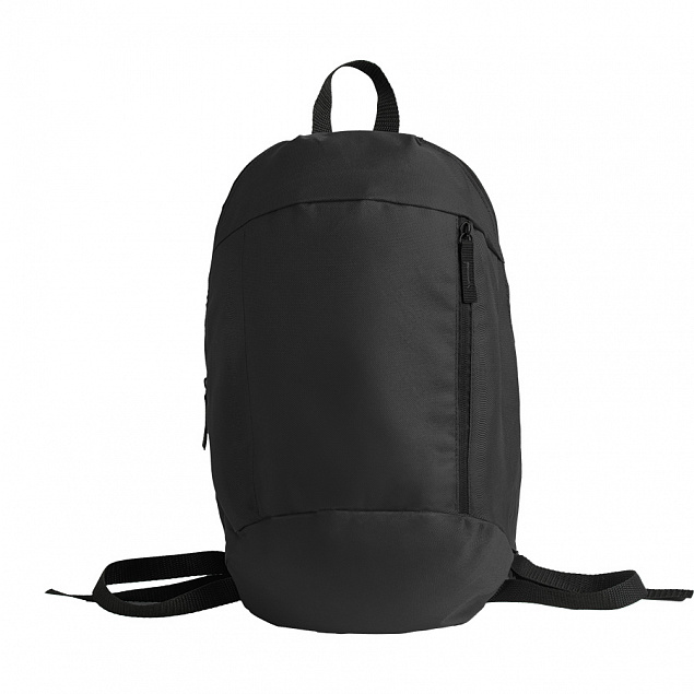 Рюкзак "Rush", чёрный, 40 x 24 см, 100% полиэстер 600D с логотипом в Екатеринбурге заказать по выгодной цене в кибермаркете AvroraStore