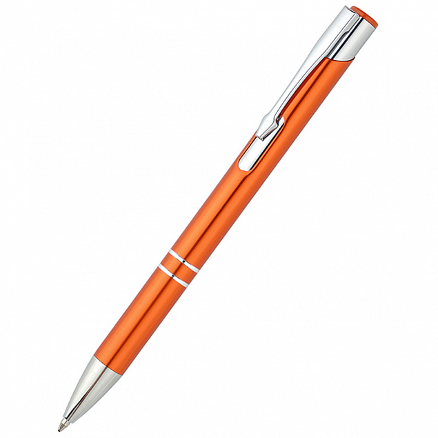 Ручка металлическая Holly - Оранжевый OO с логотипом в Екатеринбурге заказать по выгодной цене в кибермаркете AvroraStore