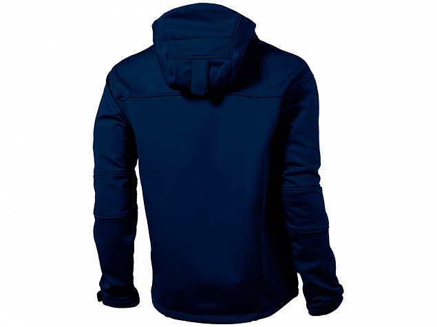 Куртка софтшел Match мужская, темно-синий/серый с логотипом в Екатеринбурге заказать по выгодной цене в кибермаркете AvroraStore