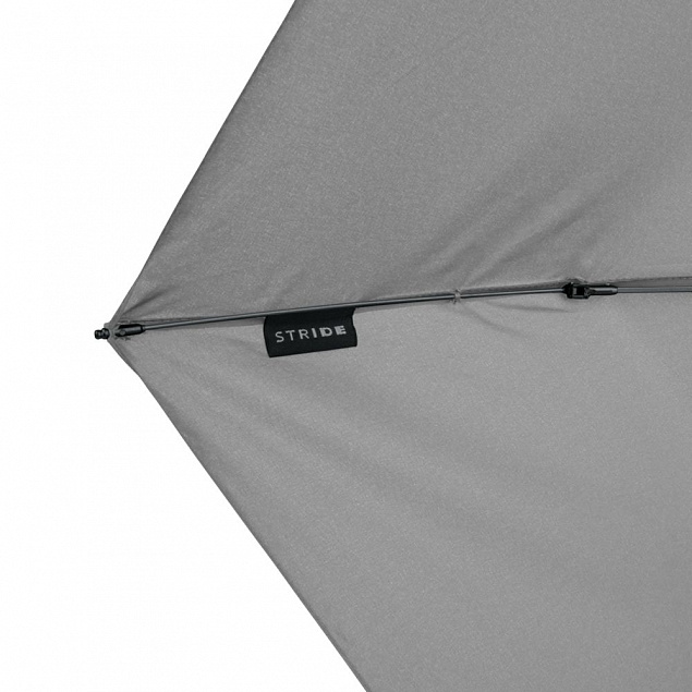 Зонт складной Luft Trek, серый с логотипом в Екатеринбурге заказать по выгодной цене в кибермаркете AvroraStore