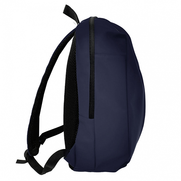 Рюкзак "Go", т.синий, 41 х 29 х15,5 см, 100% полиуретан с логотипом в Екатеринбурге заказать по выгодной цене в кибермаркете AvroraStore
