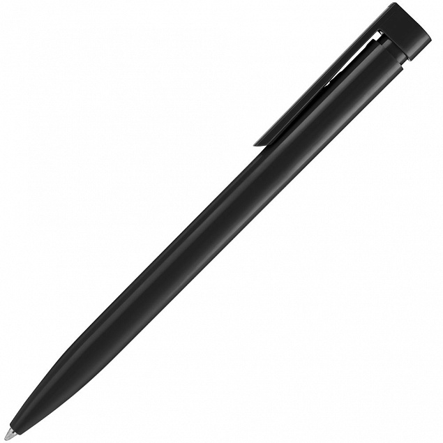 Ручка шариковая Liberty Polished, черная с логотипом в Екатеринбурге заказать по выгодной цене в кибермаркете AvroraStore