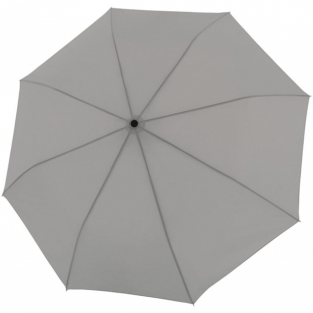 Зонт складной Trend Mini Automatic, серый с логотипом в Екатеринбурге заказать по выгодной цене в кибермаркете AvroraStore
