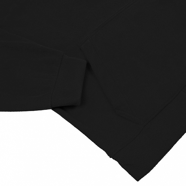 Худи флисовое унисекс Manakin, черное с логотипом в Екатеринбурге заказать по выгодной цене в кибермаркете AvroraStore