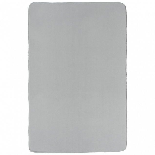 Флисовый плед Warm&Peace XL, серый с логотипом в Екатеринбурге заказать по выгодной цене в кибермаркете AvroraStore