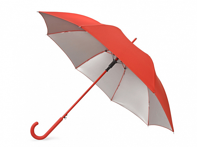 Зонт-трость Silver Color с логотипом в Екатеринбурге заказать по выгодной цене в кибермаркете AvroraStore