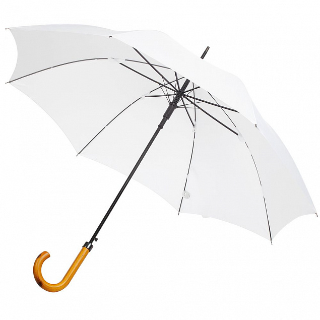 Зонт-трость LockWood ver.2, белый с логотипом в Екатеринбурге заказать по выгодной цене в кибермаркете AvroraStore