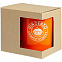 Коробка для кружки с окошком, крафт с логотипом в Екатеринбурге заказать по выгодной цене в кибермаркете AvroraStore