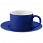 Набор для чая на 2 персоны Best Morning, синий с логотипом в Екатеринбурге заказать по выгодной цене в кибермаркете AvroraStore