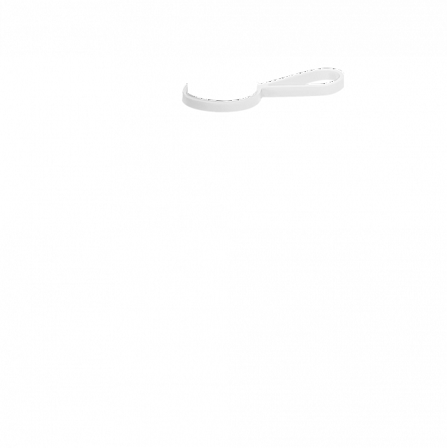 Кольцо-держатель силиконовое для термобутылки Olivia, белый с логотипом в Екатеринбурге заказать по выгодной цене в кибермаркете AvroraStore