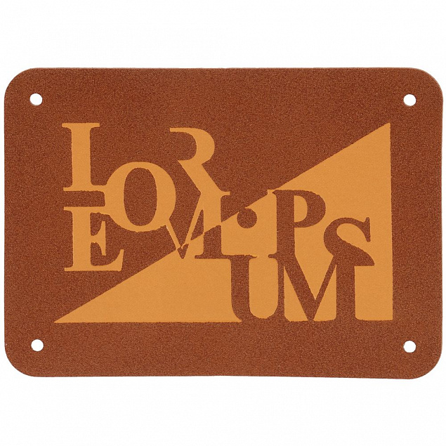 Лейбл Etha Nubuck, М, коричневый с логотипом в Екатеринбурге заказать по выгодной цене в кибермаркете AvroraStore