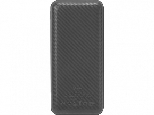Внешний аккумулятор Evolt Mini-10, 10000 mAh, серый с логотипом в Екатеринбурге заказать по выгодной цене в кибермаркете AvroraStore