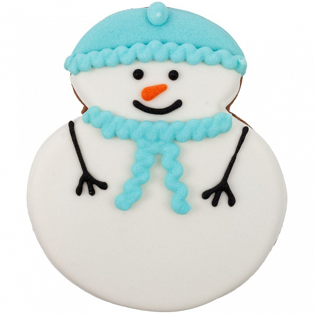 Печенье Sweetish Snowman, голубое с логотипом в Екатеринбурге заказать по выгодной цене в кибермаркете AvroraStore