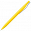 Ручка шариковая Pin Soft Touch, желтая с логотипом в Екатеринбурге заказать по выгодной цене в кибермаркете AvroraStore