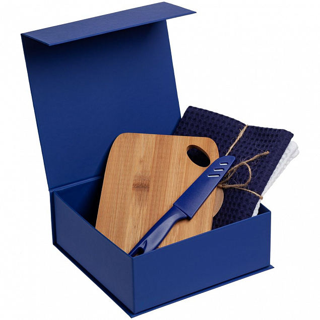 Коробка BrightSide, синяя с логотипом в Екатеринбурге заказать по выгодной цене в кибермаркете AvroraStore