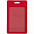 Чехол для пропуска Dorset, красный с логотипом в Екатеринбурге заказать по выгодной цене в кибермаркете AvroraStore