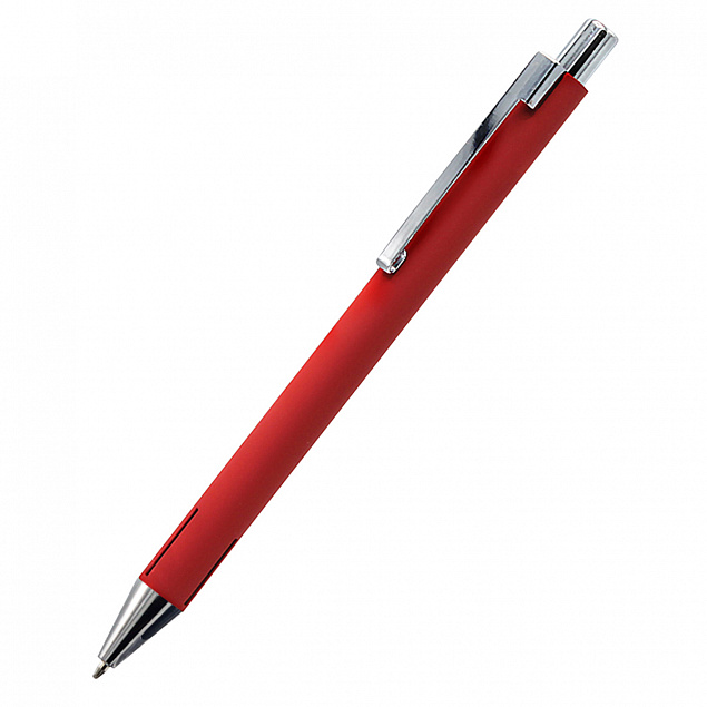 Ручка металлическая Elegant Soft - Красный PP с логотипом в Екатеринбурге заказать по выгодной цене в кибермаркете AvroraStore