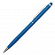 Шариковая ручка Touch Tip, голубая с логотипом в Екатеринбурге заказать по выгодной цене в кибермаркете AvroraStore