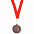 Медаль наградная на ленте  "Бронза" с логотипом в Екатеринбурге заказать по выгодной цене в кибермаркете AvroraStore