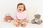 Футболка детская с длинным рукавом Baby Prime, розовая с молочно-белым с логотипом в Екатеринбурге заказать по выгодной цене в кибермаркете AvroraStore