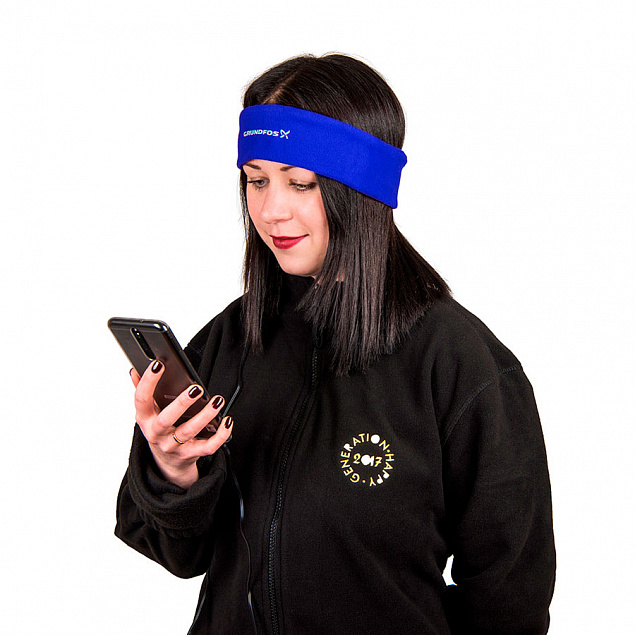 Повязка на голову MARKIZ с наушниками с логотипом в Екатеринбурге заказать по выгодной цене в кибермаркете AvroraStore
