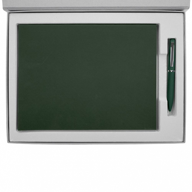 Набор Flat Maxi, зеленый с логотипом в Екатеринбурге заказать по выгодной цене в кибермаркете AvroraStore