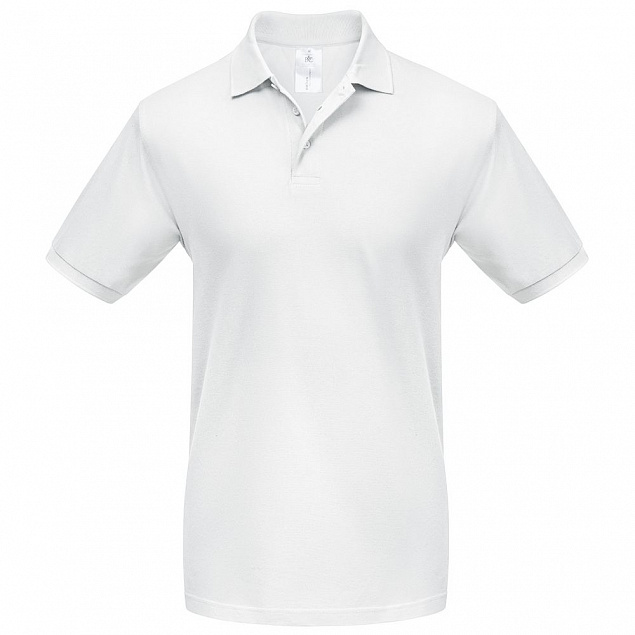Рубашка поло Heavymill белая с логотипом в Екатеринбурге заказать по выгодной цене в кибермаркете AvroraStore