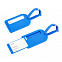 Бирка багажная "Полет", синяя с логотипом в Екатеринбурге заказать по выгодной цене в кибермаркете AvroraStore