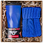 Подарочный набор LET IT JOY: перчатки сенсорные, термокружка, синий с логотипом в Екатеринбурге заказать по выгодной цене в кибермаркете AvroraStore