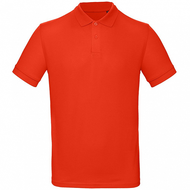 Рубашка поло мужская Inspire, красная с логотипом в Екатеринбурге заказать по выгодной цене в кибермаркете AvroraStore