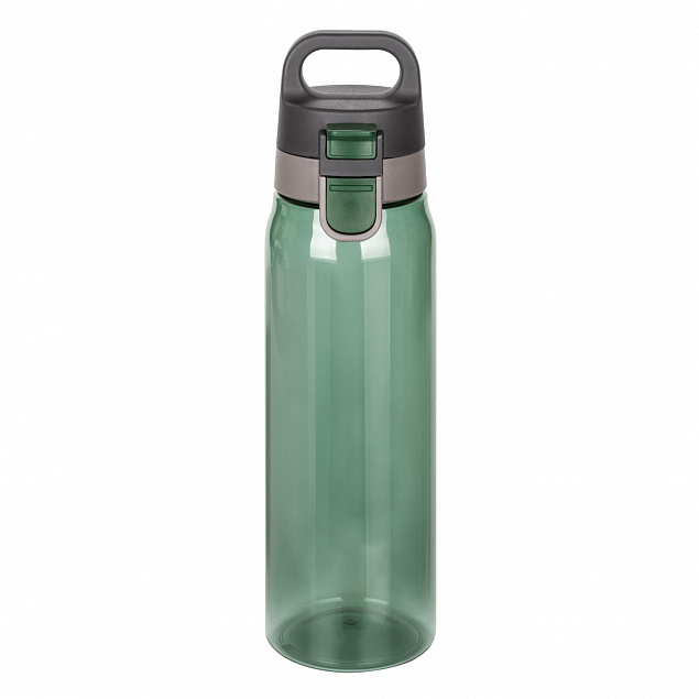 Бутылка для воды Aqua, зеленая (ТОЛЬКО ПОД ПОЛНУЮ ЗАПЕЧАТКУ) с логотипом в Екатеринбурге заказать по выгодной цене в кибермаркете AvroraStore