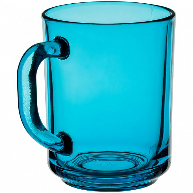 Кружка Enjoy, голубая с логотипом в Екатеринбурге заказать по выгодной цене в кибермаркете AvroraStore