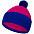 Шапка Snappy, розовая (фуксия) с синим с логотипом в Екатеринбурге заказать по выгодной цене в кибермаркете AvroraStore