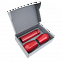 Набор Hot Box E2 grey (красный) с логотипом в Екатеринбурге заказать по выгодной цене в кибермаркете AvroraStore