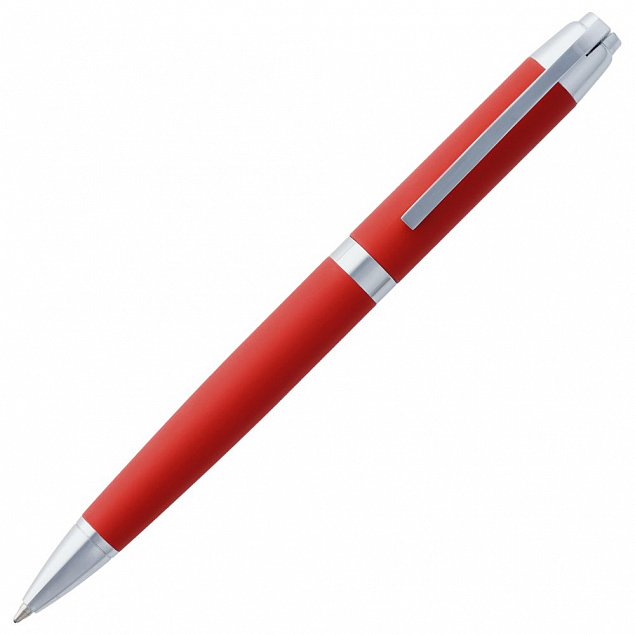 Ручка шариковая Razzo Chrome, красная с логотипом в Екатеринбурге заказать по выгодной цене в кибермаркете AvroraStore