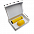 Набор Hot Box CS grey (желтый) с логотипом в Екатеринбурге заказать по выгодной цене в кибермаркете AvroraStore