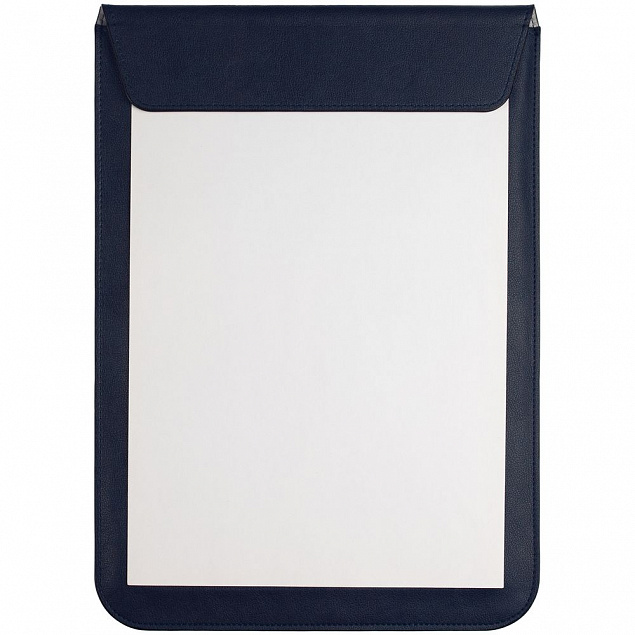 Папка-планшет для бумаг Petrus, темно-синяя с логотипом в Екатеринбурге заказать по выгодной цене в кибермаркете AvroraStore
