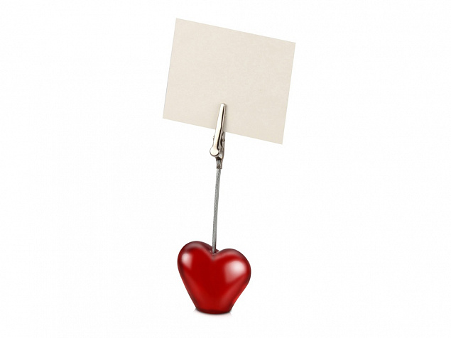 Держатель для документов «Сердце» с логотипом в Екатеринбурге заказать по выгодной цене в кибермаркете AvroraStore