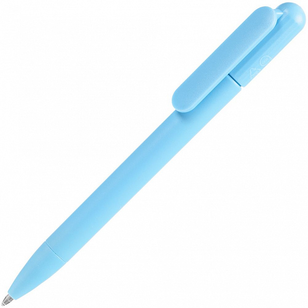 Ручка шариковая Prodir DS6S TMM, голубая с логотипом в Екатеринбурге заказать по выгодной цене в кибермаркете AvroraStore