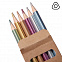 Набор цветных карандашей METALLIC, 6 цветов с логотипом в Екатеринбурге заказать по выгодной цене в кибермаркете AvroraStore