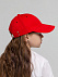 Бейсболка детская Capture Kids, красная с логотипом в Екатеринбурге заказать по выгодной цене в кибермаркете AvroraStore