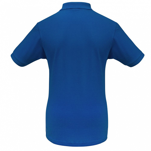 Рубашка поло Safran ярко-синяя с логотипом в Екатеринбурге заказать по выгодной цене в кибермаркете AvroraStore